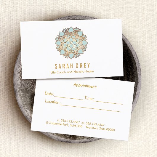 ブルーロータスウェルネス&ホリスティックヘルスアポイントメント 予約カード