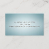 ブルーロータスエレガントフラワーホログラフィー株式会社 名刺 (裏面)