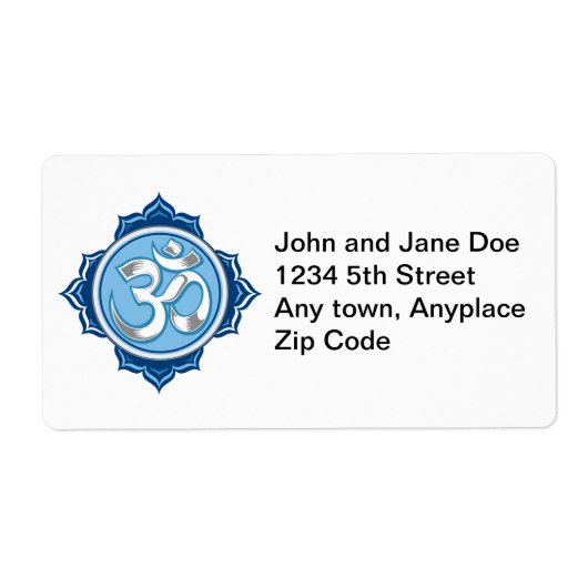 ブルーロータスオム ラベル (正面)