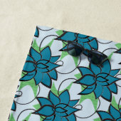 ブルーロータスフラワービーチタオル ビーチタオル (インサイチュ)