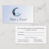 ブルーロータスフラワームーンビジネス 紹介カード (正面/裏面)