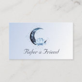 ブルーロータスフラワームーンビジネス 紹介カード (正面)