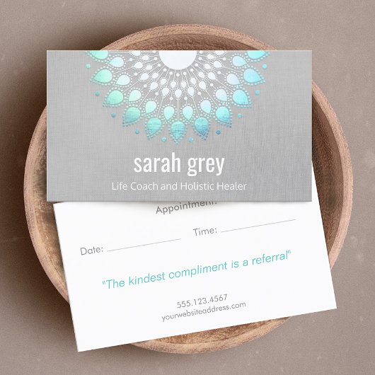 ブルーロータスフローラホリスティックヘルスアポイントメント 予約カード