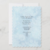 ブルーロータスブライダルシャワー 招待状 (裏面)