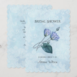 ブルーロータスブライダルシャワー 招待状