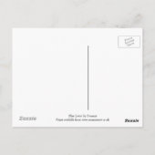 ブルーロータスポストカード ポストカード (裏面)