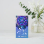 ブルーロータスマンダラ 名刺 (スタンド正面)