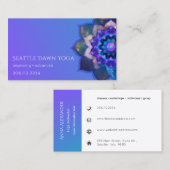 ブルーロータスマンダラ 名刺 (正面/裏面)