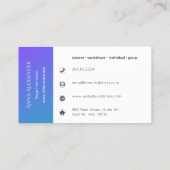 ブルーロータスマンダラ 名刺 (裏面)