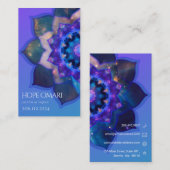 ブルーロータスマンダラ 名刺 (正面/裏面)