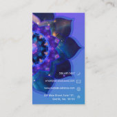 ブルーロータスマンダラ 名刺 (裏面)