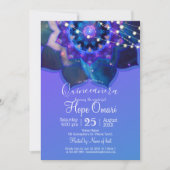 ブルーロータスマンダラ 招待状 (正面)