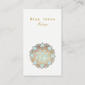 ブルーロータスロゴホリスティックヘルス&ウェルネス 名刺 (正面)