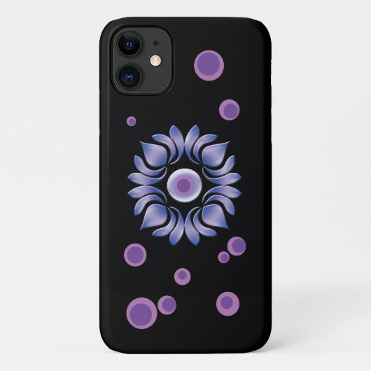ブルーロータス Case-Mate iPhoneケース iPhone 11 ケース (裏面)