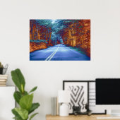 ブルーロード ポスター (ホームオフィス)