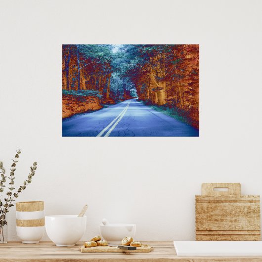 ブルーロード ポスター (キッチン)