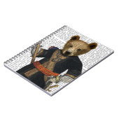 ブルーローブのクマ2 ノートブック (左側)