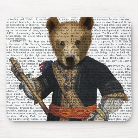 ブルーローブのクマ2 マウスパッド (正面)