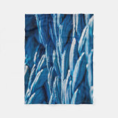 ブルーロープ フリースブランケット (正面)