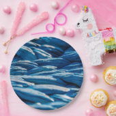 ブルーロープ ペーパープレート (パーティー)