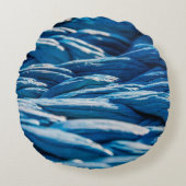 ブルーロープ ラウンドクッション (正面)