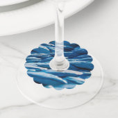 ブルーロープ ワイングラスタグ (クローズアップ)