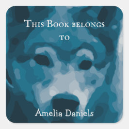 ブルーローンウルフこの本は所有している スクエアシール