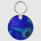 ブルーローンボウル、キーチェーン キーホルダー (正面)