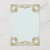 ブルーロ華美コヴィンテージウェディング詳細 エンクロージャーカード (裏面)