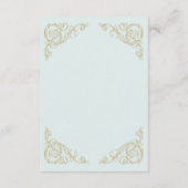 ブルーロ華美コヴィンテージウェディング詳細 エンクロージャーカード (裏面)