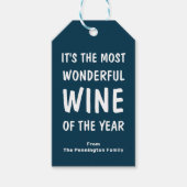 ブルーワおもしろいインクリスマス ギフトタグ (正面)