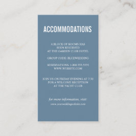 ブルーワはっきりしたルドフラワー結婚ズ宿泊施設 エンクロージャーカード