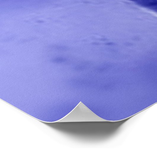 ブルーワイルドウマやる気を起こさせるーズ ポスター (角)