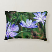 ブルーワイルドチコリーフラワートリオ アクセントクッション (裏面)