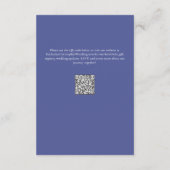 ブルーワイルドフラワーズエレガフォーマルントウェディングホテル エンクロージャーカード (裏面)