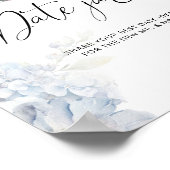 ブルーワイルドフラワーズブライダル日ナイトアイディア日jar ポスター (角)