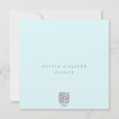 ブルーワイルドフラワーズボークリニューアル招待状 招待状 (裏面)