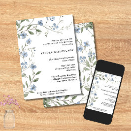 ブルーワイルドフラワーズ卒業パーティー 招待状