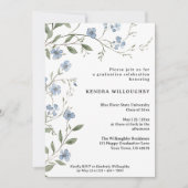 ブルーワイルドフラワーズ卒業パーティー 招待状 (正面)