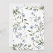 ブルーワイルドフラワーズ卒業パーティー 招待状 (裏面)