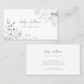 ブルーワイルドフラワーズ名刺 名刺 (正面/裏面)