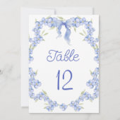 ブルーワイルドフラワーフローラテーブル番号 (裏面)