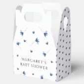 ブルーワイルドフラワーベビーシャワー フェイバーボックス (オープン)