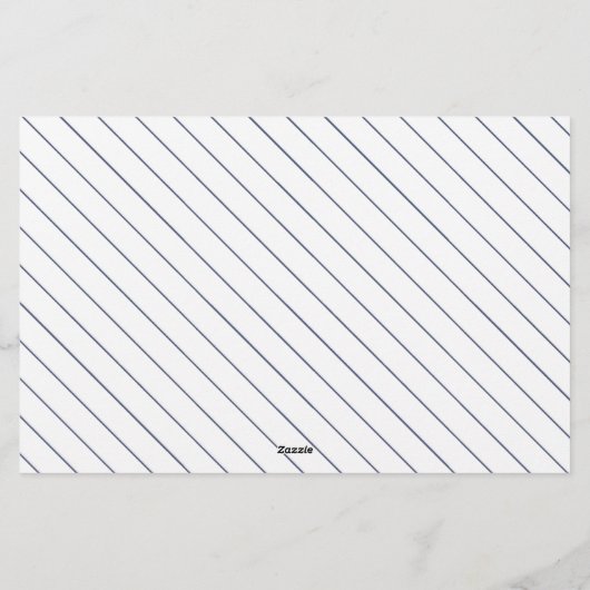 ブルーワイルドフラワーボーイ赤ちゃんシャワーアドバイスウィッシュカード 便箋 (裏面)