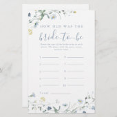 ブルーワイルドフラワーボーホー新婦の試合はいくつだった (正面/裏面)