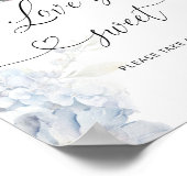 ブルーワイルドフラワーラブ甘いトリートポスターを取る ポスター (角)