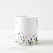 ブルーワイルドフラワーリージェンシーブライダルコレクション コーヒーマグカップ (中央)