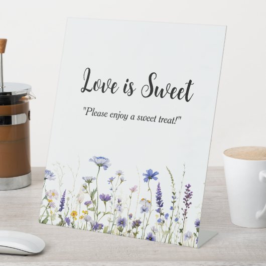 ブルーワイルドフラワーリージェンシーブライダルコレクション 台座サイン (インサイチュ)