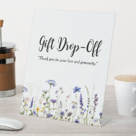 ブルーワイルドフラワーリージェンシーブライダルコレクション 台座サイン