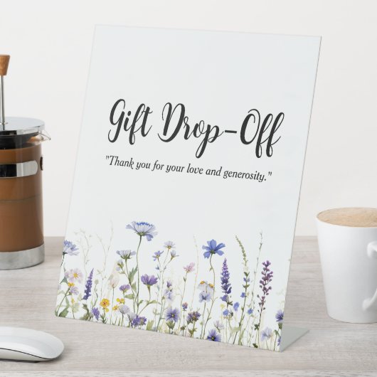 ブルーワイルドフラワーリージェンシーブライダルコレクション 台座サイン (インサイチュ)